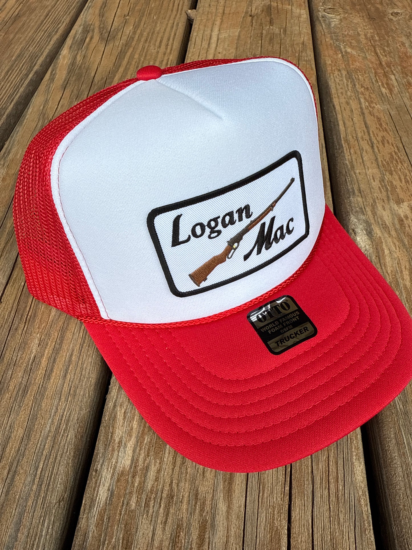 Red/White Foam Patch