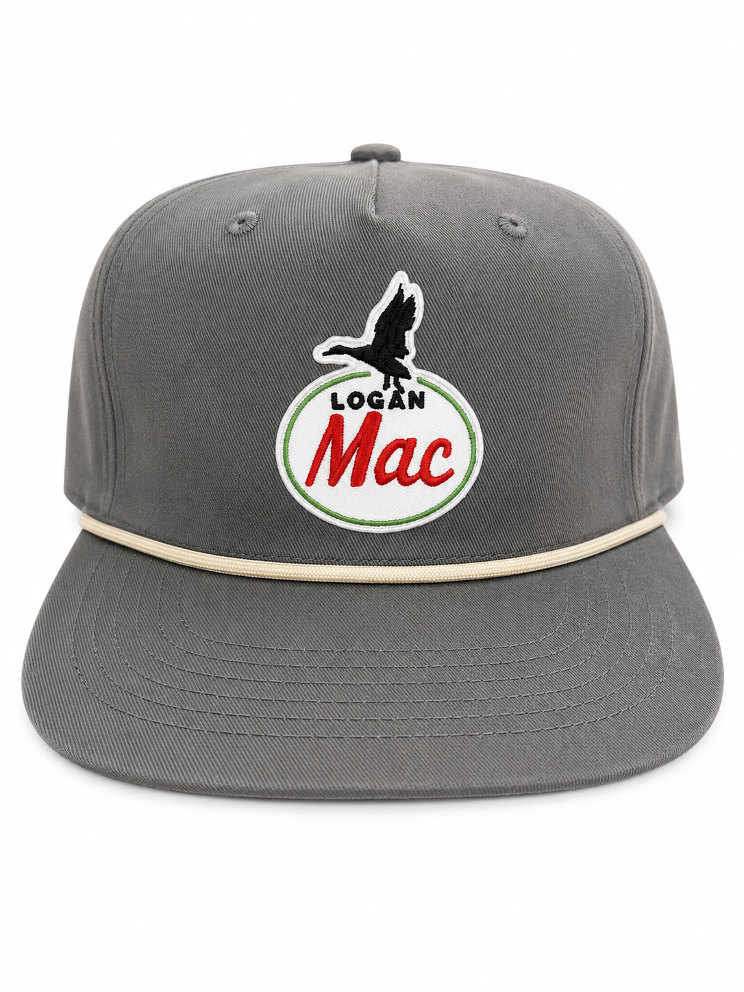 Gray Mac Flat Bill