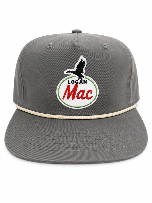 Gray Mac Flat Bill